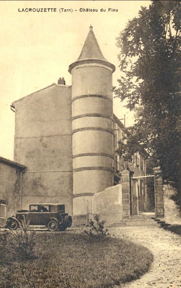 Château du Fieu, carte postale