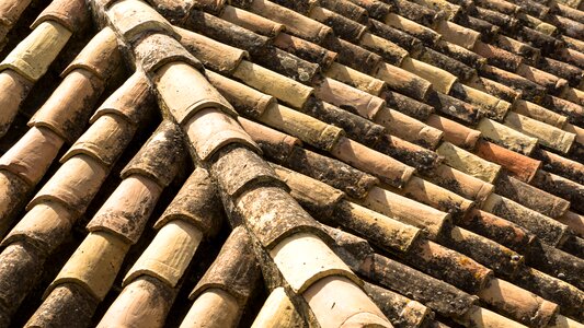 Ceramic roof pattern roof photo