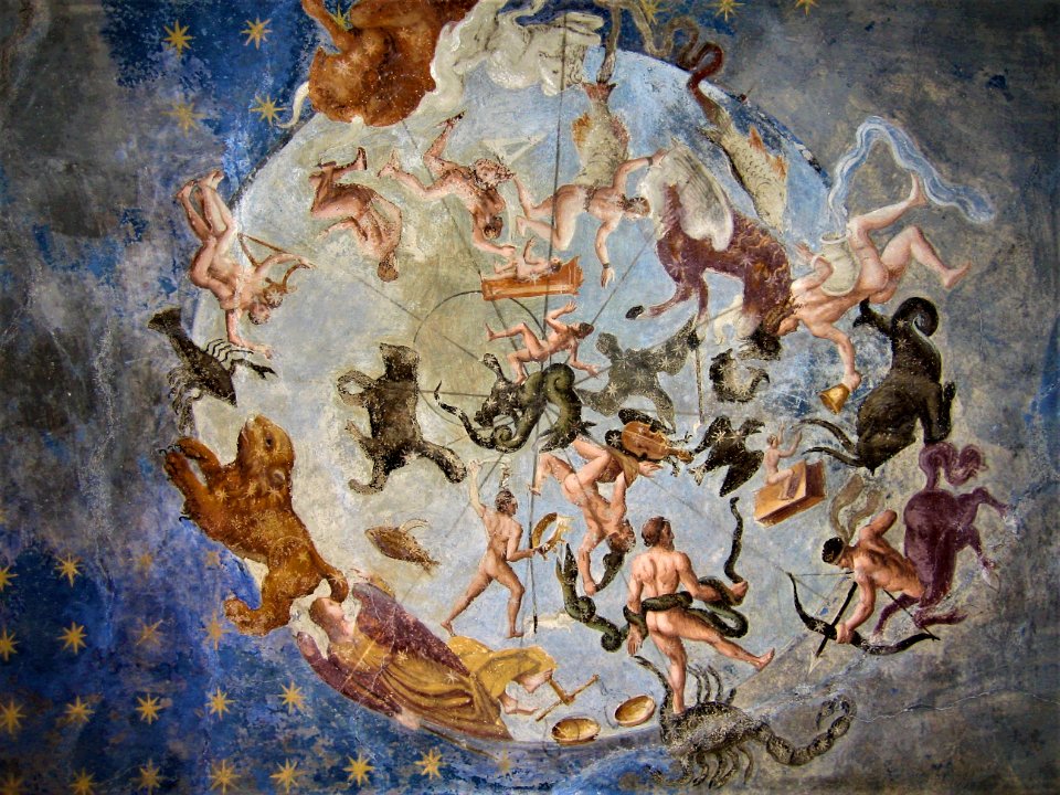 Cielo boreale - Zodiaco- Palazzo Besta