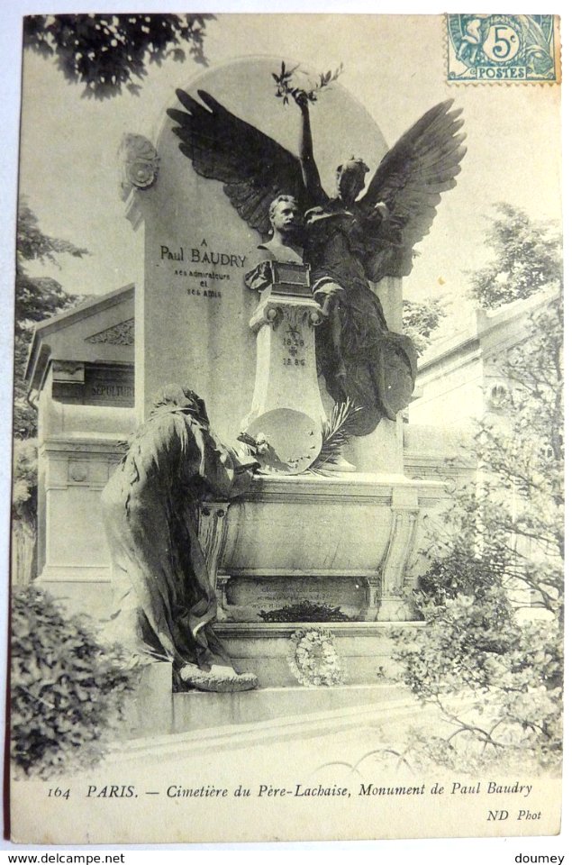 Cimetière du Père-Lachaise - Monument de Paul Baudry
