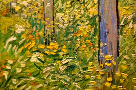 Cincinnati Art Museum - Vincent van Gogh, Undergrowth with Two Figures (close-up) photo