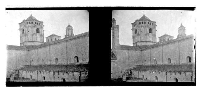 Cimbori del monestir de Santa Maria de Poblet encara sense restaurar