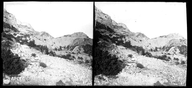 Cims rocosos des el camí al coll de Jou