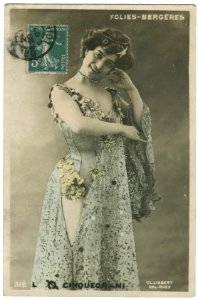 CINQUEGRANI Herradura flechada. 516. Folies Bergéres. Photo Liebert
