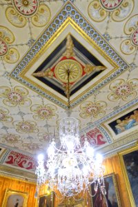Cinnamon Drawing Room ceiling - Harewood House - West Yorkshire, England - DSC01917 photo