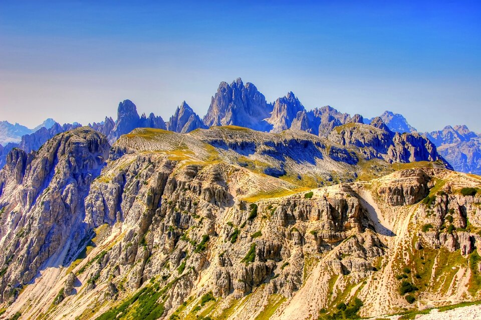 Unesco world heritage view alpine