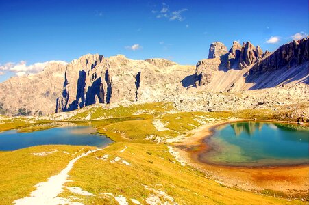 Italy mountains hiking