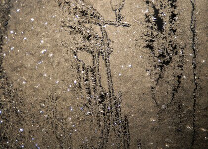 Winter magic ice pattern eiskristalle photo