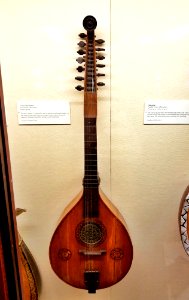 Cittern (Waldzither), Switzerland, 1800s, maple, spruce - Casadesus Collection of Historic Musical Instruments - Boston Symphony Orchestra - 20190927 125146 photo