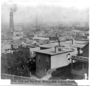 City and Bay from Rincon Hill, looking North, San Francisco LCCN2002723074