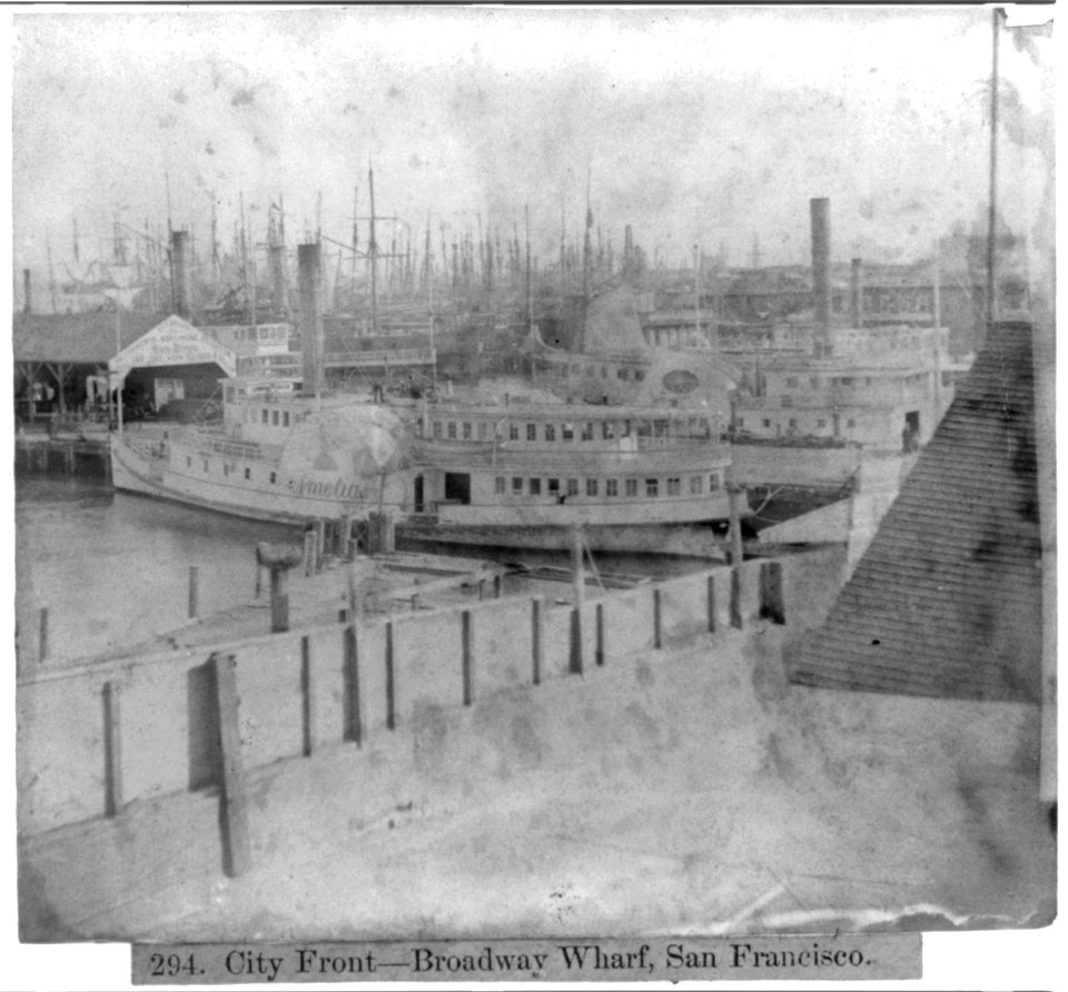 City Front-Broadway Wharf, San Francisco LCCN2002723100