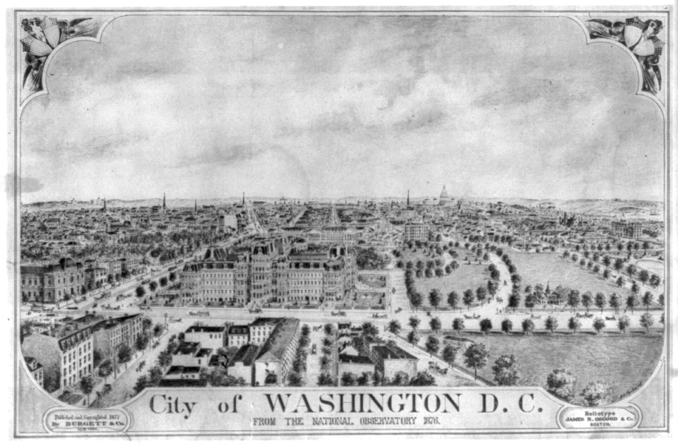 City of Washington, D.C. from the National Observatory, 1876 LCCN2007682995