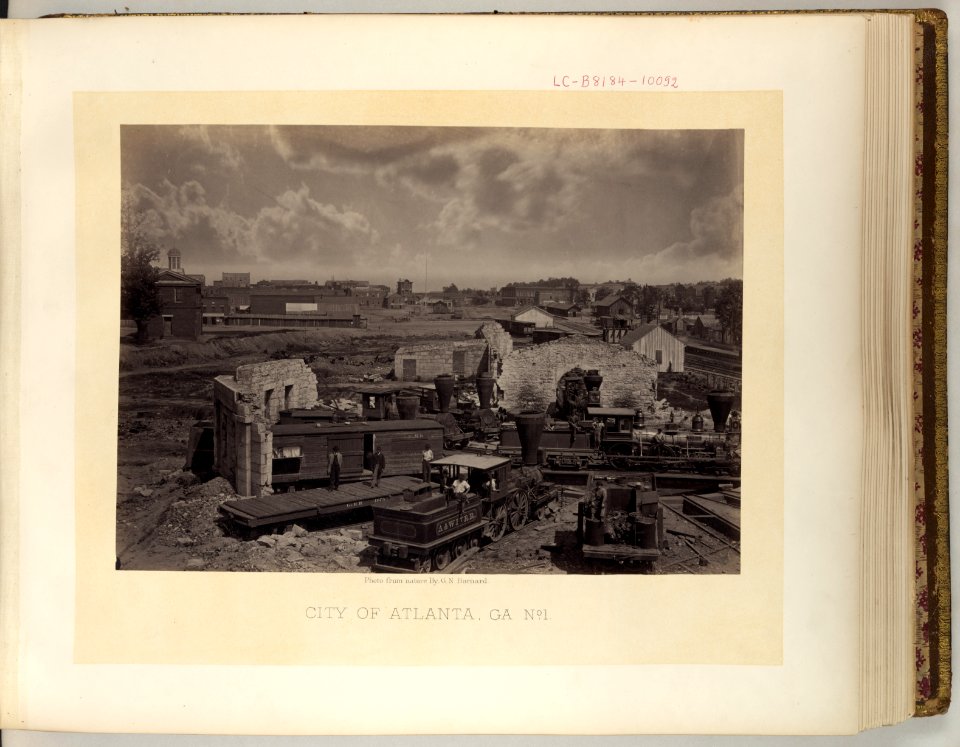 City of Atlanta, Ga., no. 1 - Photo from nature by G. N. Barnard. LCCN2008679857