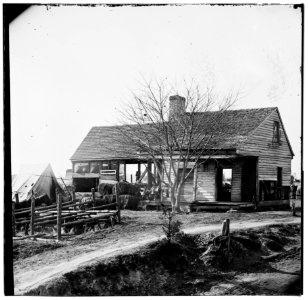 City Point, Virginia (vicinity). Building used as a stable LOC cwpb.01874
