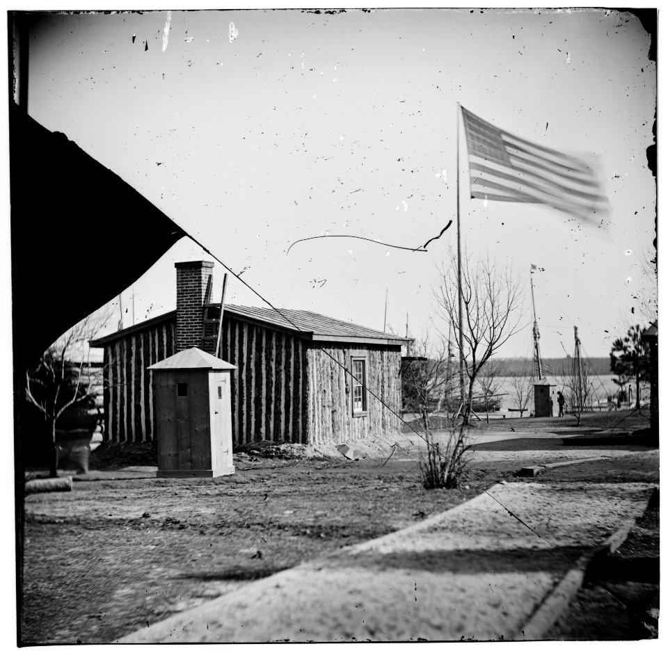 City Point, Va. Rear view of Gen. Ulysses S. Grant's headquarters LOC cwpb.01991