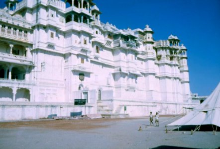 City Palace in Udaipur in 1962 photo