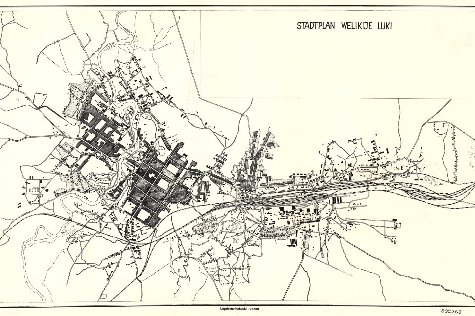 City Plan Velikiye Luki 1940