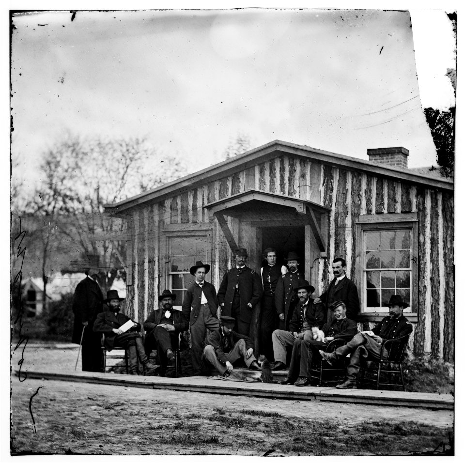 City Point, Va. Members of Gen. Ulysses S. Grant's staff LOC cwpb.02959