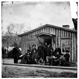 City Point, Va. Members of Gen. Ulysses S. Grant's staff LOC cwpb.02959