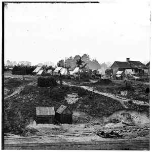 City Point, Virginia (vicinity). Cavalry camp LOC cwpb.01871