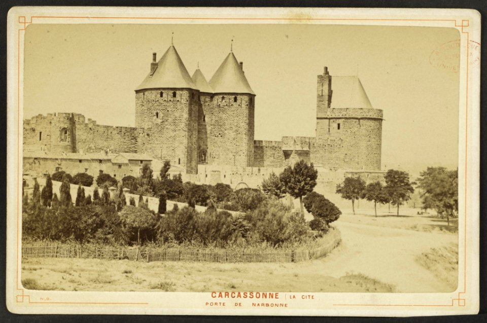 Cité de Carcassonne - J-A Brutails - Université Bordeaux Montaigne - 2108