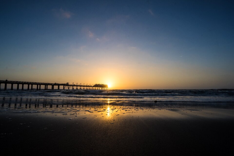 Waves nature sunset