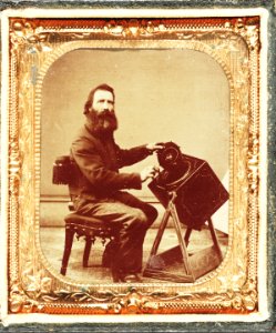 Civil War induction officer with lottery box LCCN2009630961