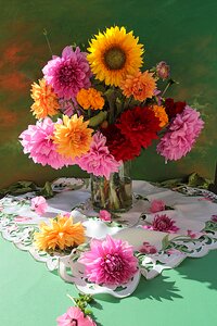 Floral bouquet color photo