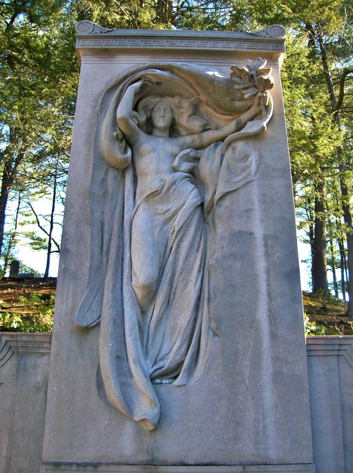 Civil War Monument to Melvin Brothers, Sleepy Hollow Cemetery, Concord, MA - March 2016