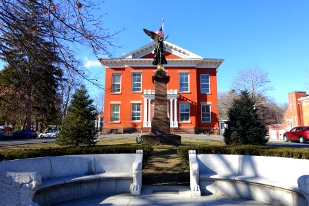 Civil War Monument and Town Hall - Great Barrington, MA - DSC07458 photo