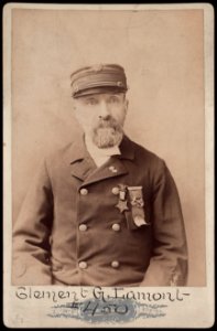 Civil War veteran Clement G. Lamont) - Elmer Chickering, 21 West St., Boston ; The Royal Studio, Elmer Chickering, proprieter, 21 West St., Boston LCCN2017659699