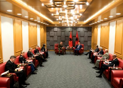 CJCS meets with Albanian President (37051736916)