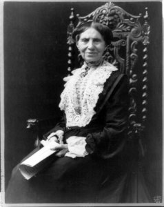 Clara Barton, 1821-1912, three-quarter length portrait, seated, facing front LCCN2005685434