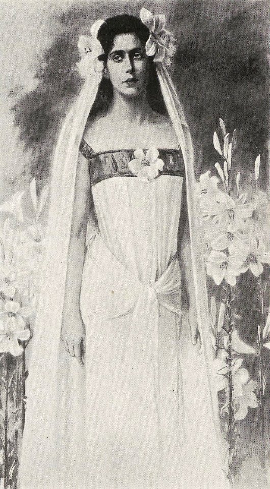 Clara Grosch - Porträt der Großherzogin Victoria Melita von Hessen