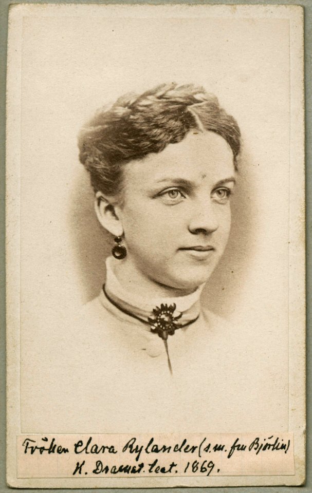 Clara Rylander, porträtt - SMV - H1 178