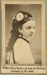 Clara Rylander, porträtt - SMV - H1 181