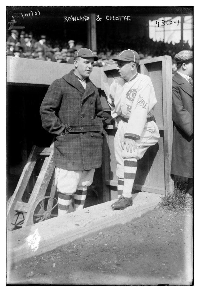 Clarence Pants Rowland & Eddie Cicotte, Chicago AL (baseball) LCCN2014705650