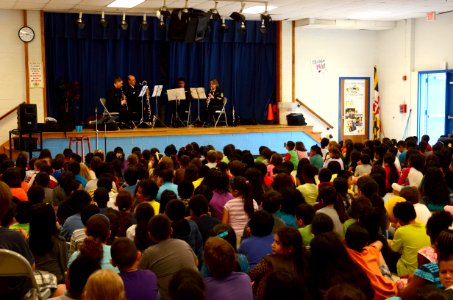 Clarinet Quartet Music in the Schools at Meadow Hall Elementary School (8668817311) photo