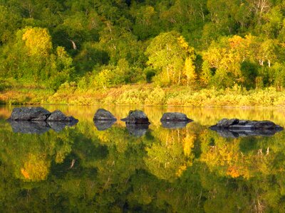 Autumn fall colors clouds photo