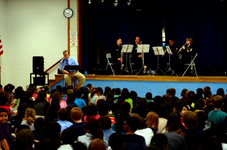 Clarinet Quartet Music in the Schools at Meadow Hall Elementary School (8669906902) photo