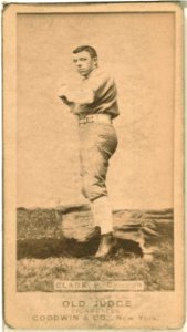 Clarke, Chicago White Stockings, baseball card portrait LCCN2007686407