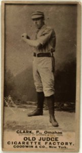 Clark, Omaha Team, baseball card portrait LCCN2008675091
