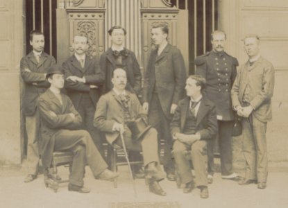 Classe d'orgue du Conservatoire de Paris en 1895
