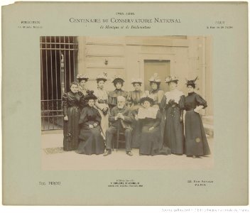Classe d'harmonie femmes du Conservatoire de Paris