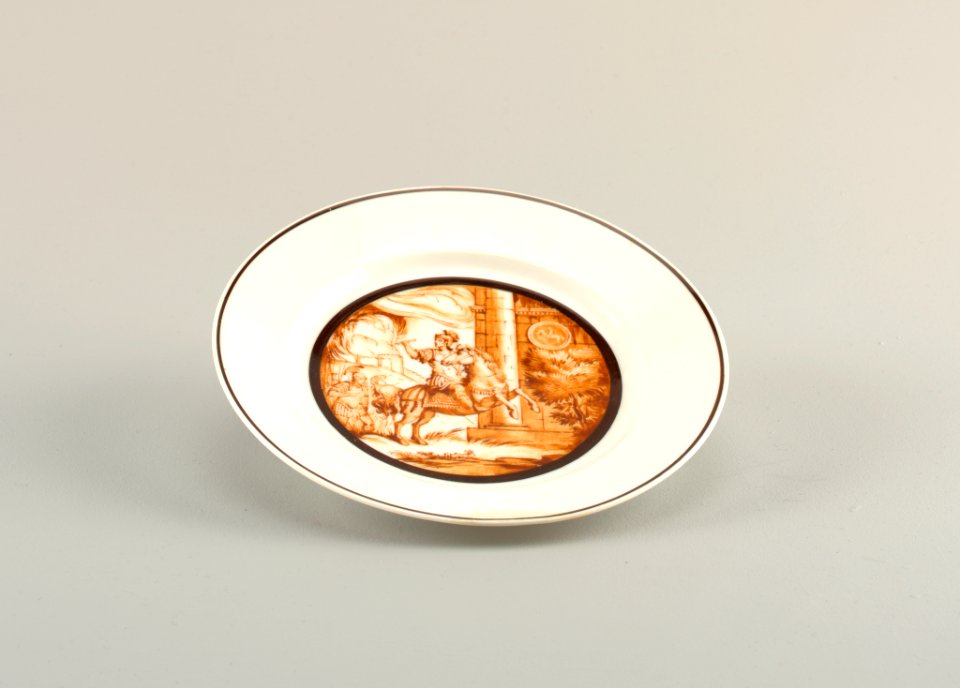 Classical Scene with Horseman Plate, 1919 (CH 18633149)