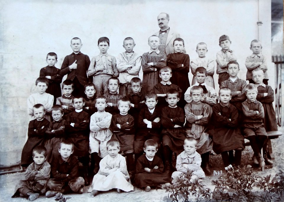 Classe région de Nancy vers 1890