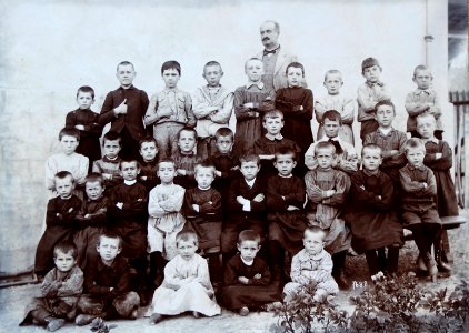 Classe région de Nancy vers 1890