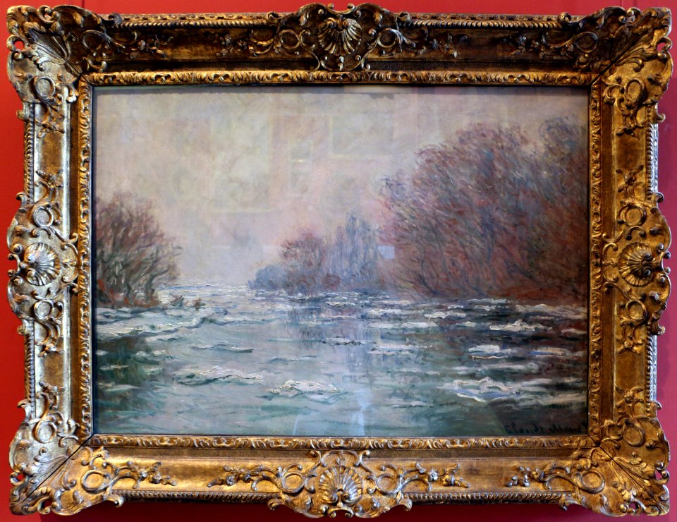 Claude monet, il disgelo verso vétheuil