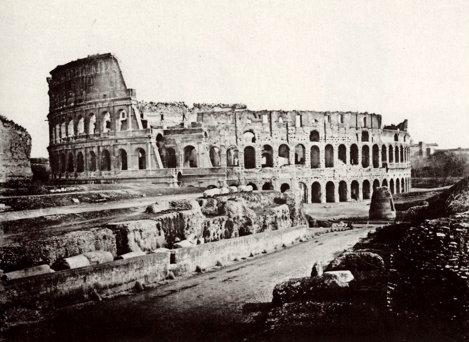 Constant, Eugène - Das Colosseum von der Via Sacra aus gesehen (Zeno Fotografie)