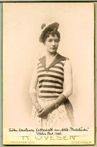Constance Gottschalk, rollporträtt - SMV - H3 097